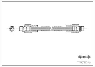Шланг тормозной AUDI: A8 2.5 TDI/2.5 TDI quattro/2 070
