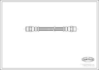 Шланг тормозной BMW: 5 520 d/520 i/523 i/525 d/525 655