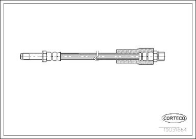 Шланг тормозной BMW: 5 520 d/520 i/523 i/525 d/525 664