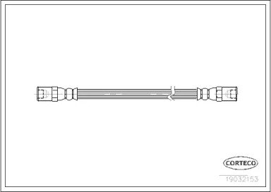 Шланг тормозной IVECO: DAILY I c бортовой платформ 153