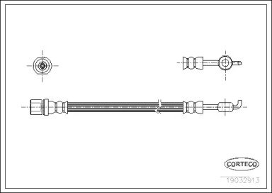 Шланг тормозной ISUZU: TROOPER 3.1 TD/3.2 91-00 913 Шланг тормозной ISUZU: TROOPER 3.1 TD/3.2 91-00 913