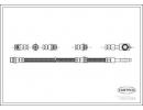 Шланг тормозной AUDI: A3 1.6/1.6 FSI/1.9 TDI/2.0 F 595