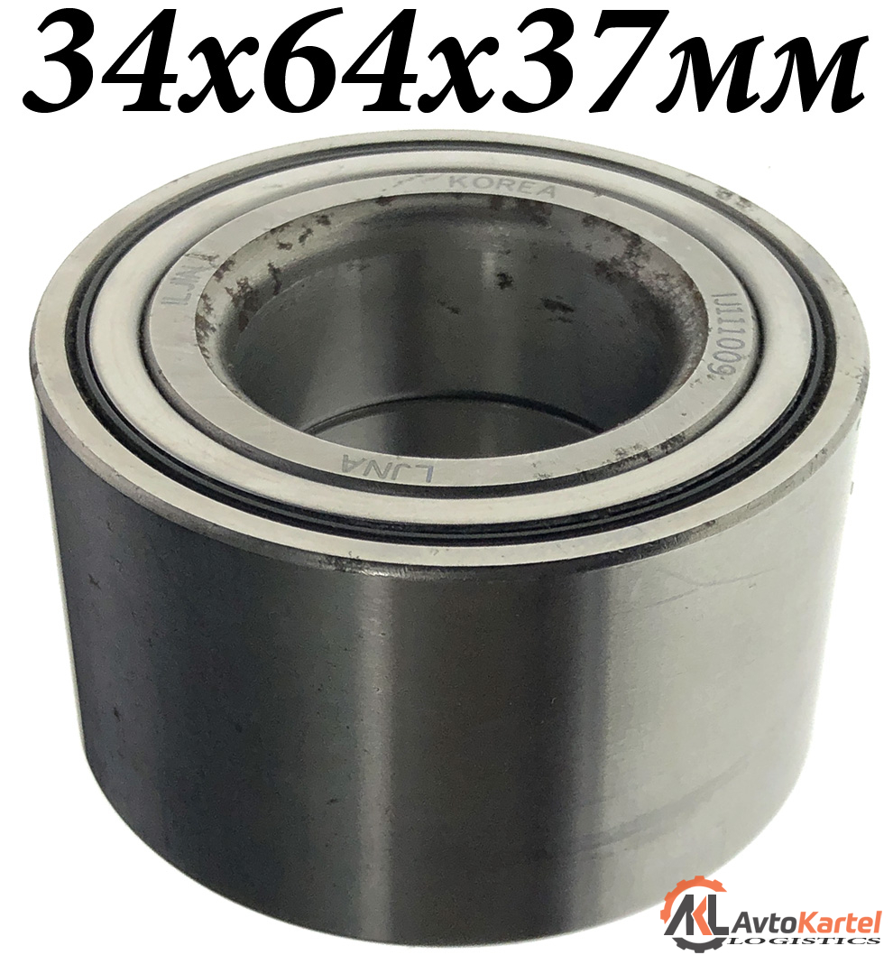 Подшипник 34x64x37мм передний CHEVROLET Aveo, LADA Samara, PONTIAC G3