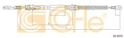 Трос стояночного тормоза правый задний OPEL SINTRA 972