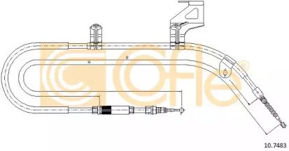 Трос стояночного тормоза правый задний VW PASSAT a 483