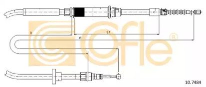 Трос стояночного тормоза VW: PASSAT 1996-05 4motio 484