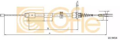 Трос стояночного тормоза MB: SLK200/280/350 04- 10 454