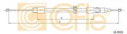 Трос стояночного тормоза MB: R (251) ALL 05- 822/7 593