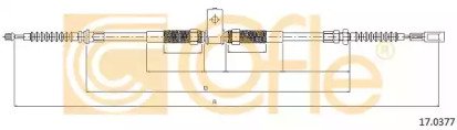 Трос стояночного тормоза задний левый NISSAN CABST 377