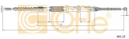 Трос стояночного тормоза левый задний FIAT MAREA 1 115