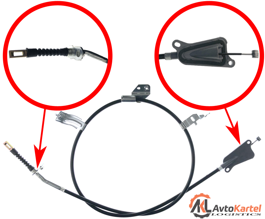 Трос ручника левый NISSAN Primera P12