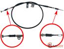 Трос ручного тормоза правый NISSAN Primera P10 disc 91-
