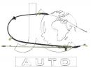 Трос ручного тормоза Mazda E2000/E2000D 84- зад. L 047