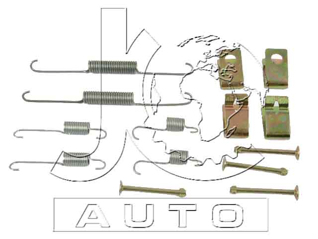 Монтажный набор барабанных колодок KIA SEPHIA +ABS 304