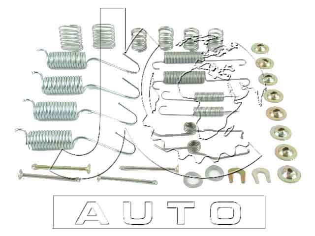 Монтажный набор барабанных колодок TOYOTA HI-LUX 8 033