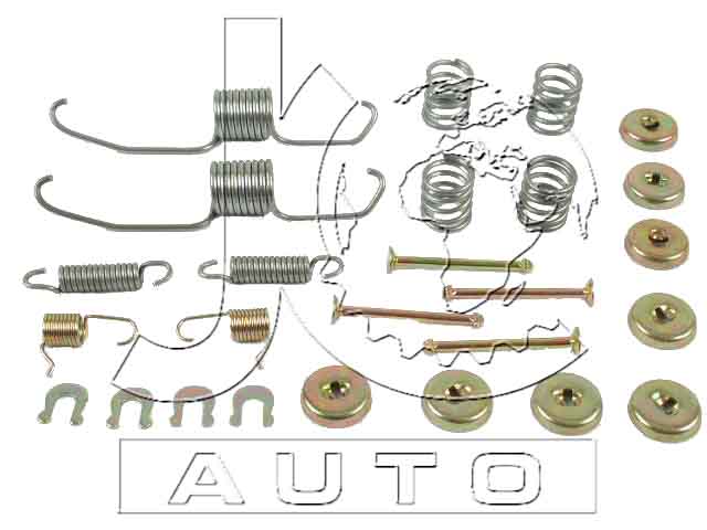 Монтажный набор барабанных колодок MAZDA 626 82-87 005