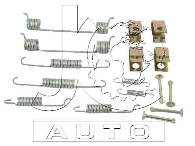 Монтажный набор барабанных колодок MAZDA 323 80-85 016