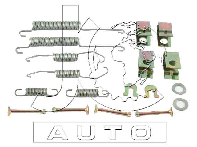 Монтажный набор барабанных колодок HONDA CIVIC SHU 009