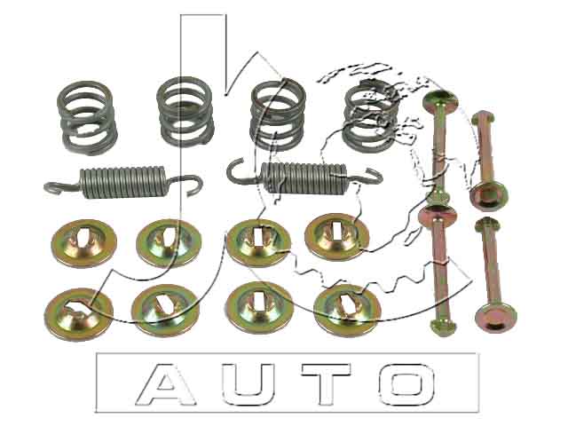 Монтажный набор барабанных колодок MITSUBISHI COLT 008