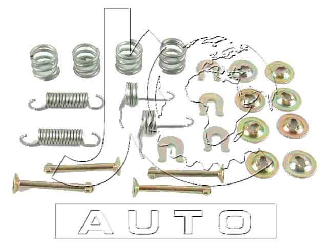 Монтажный набор барабанных колодок MITSUBISHI COLT 026