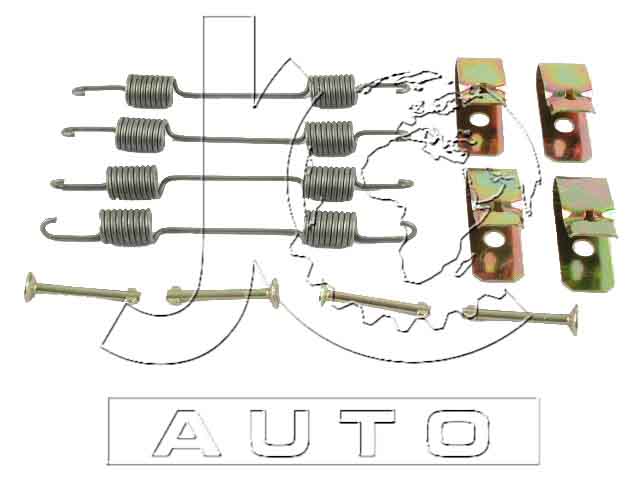 Монтажный набор барабанных колодок DAIHATSU CHARAD 004