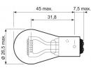 Лампа накаливания 10шт в упаковке P21/4W 12V 21/4W 205