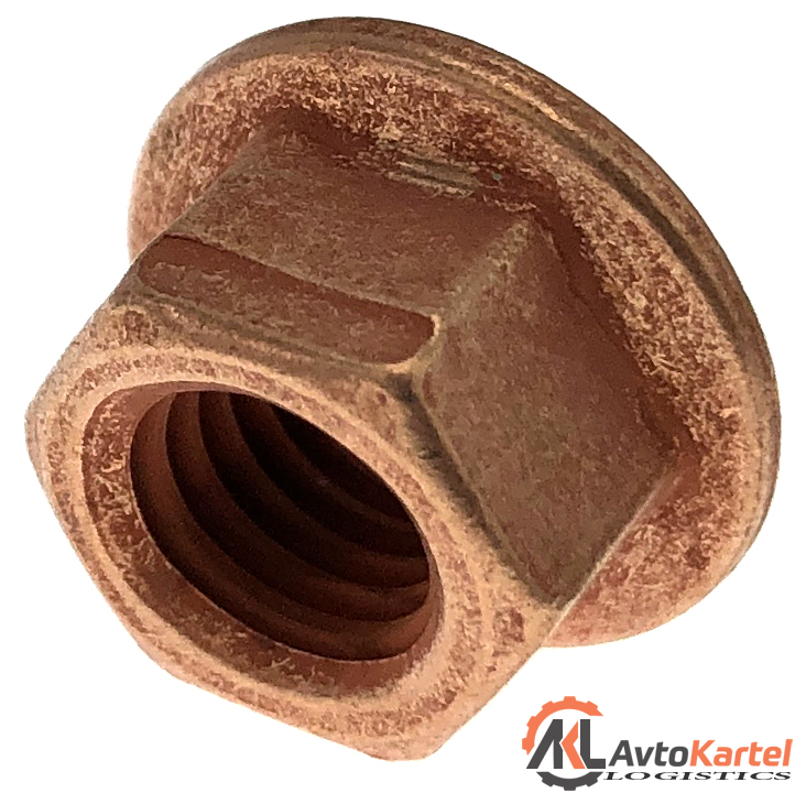 Гайка М8x1.25 выхлопной системы омедненная