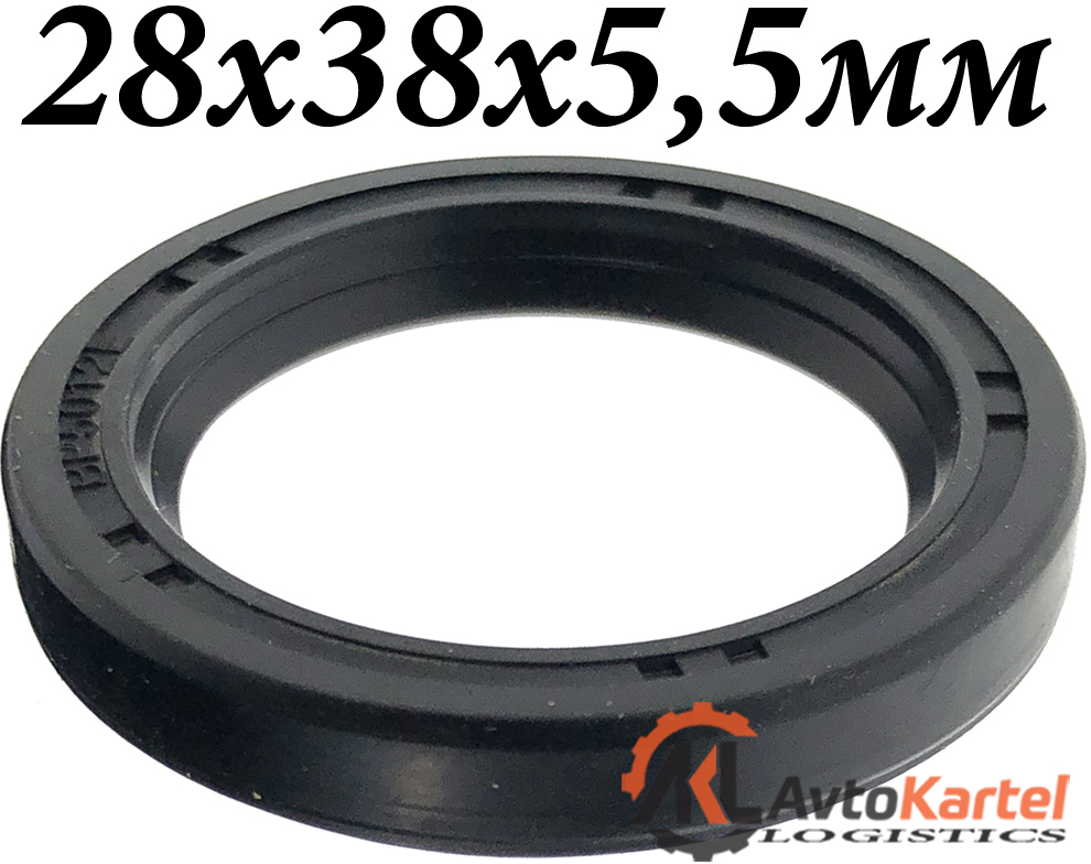 Сальник рулевой рейки 28x38x5,5мм HONDA Accord, Civic, CRV