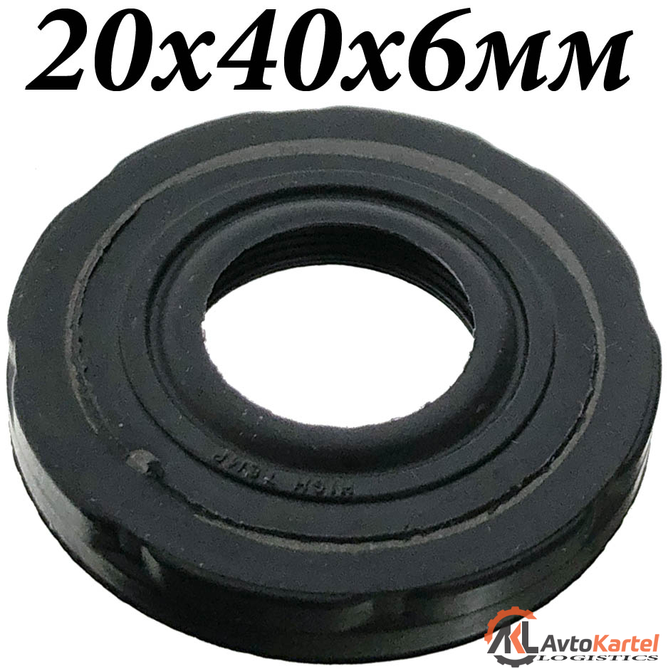 Сальник 20x40x6мм рулевой рейки верхний (распределитель)