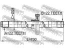 Полуось правая 22x700x22 NISSAN SUNNY/ALMERA B10RS TRH