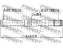 Полуось левая 21x443.5x22 NISSAN NOTE UK MAKE E11E 2LH