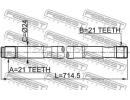 Полуось правая 21x714x21 NISSAN ALMERA UK MAKE N16 5RH