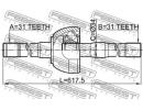 Привод передний правый 31x618x31 NISSAN PATROL(GR) 1RH