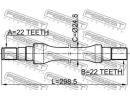 Полуось правая 22x298.5x22 SUZUKI BALENO/ESTEEM SY BAL