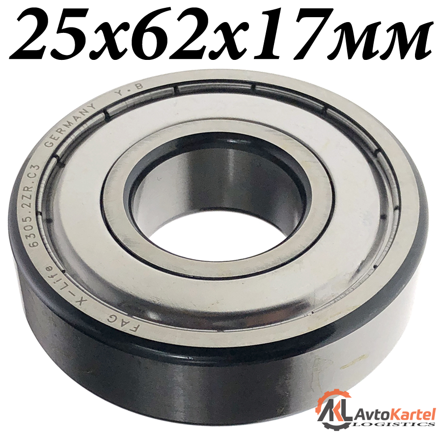 Подшипник 25х62х17мм 6305.2ZR.C3