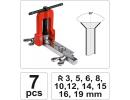 Набор для развальцовки трубок диаметр 3, 5, 6, 8, 10, 12, 14, 15, 16, 19 мм