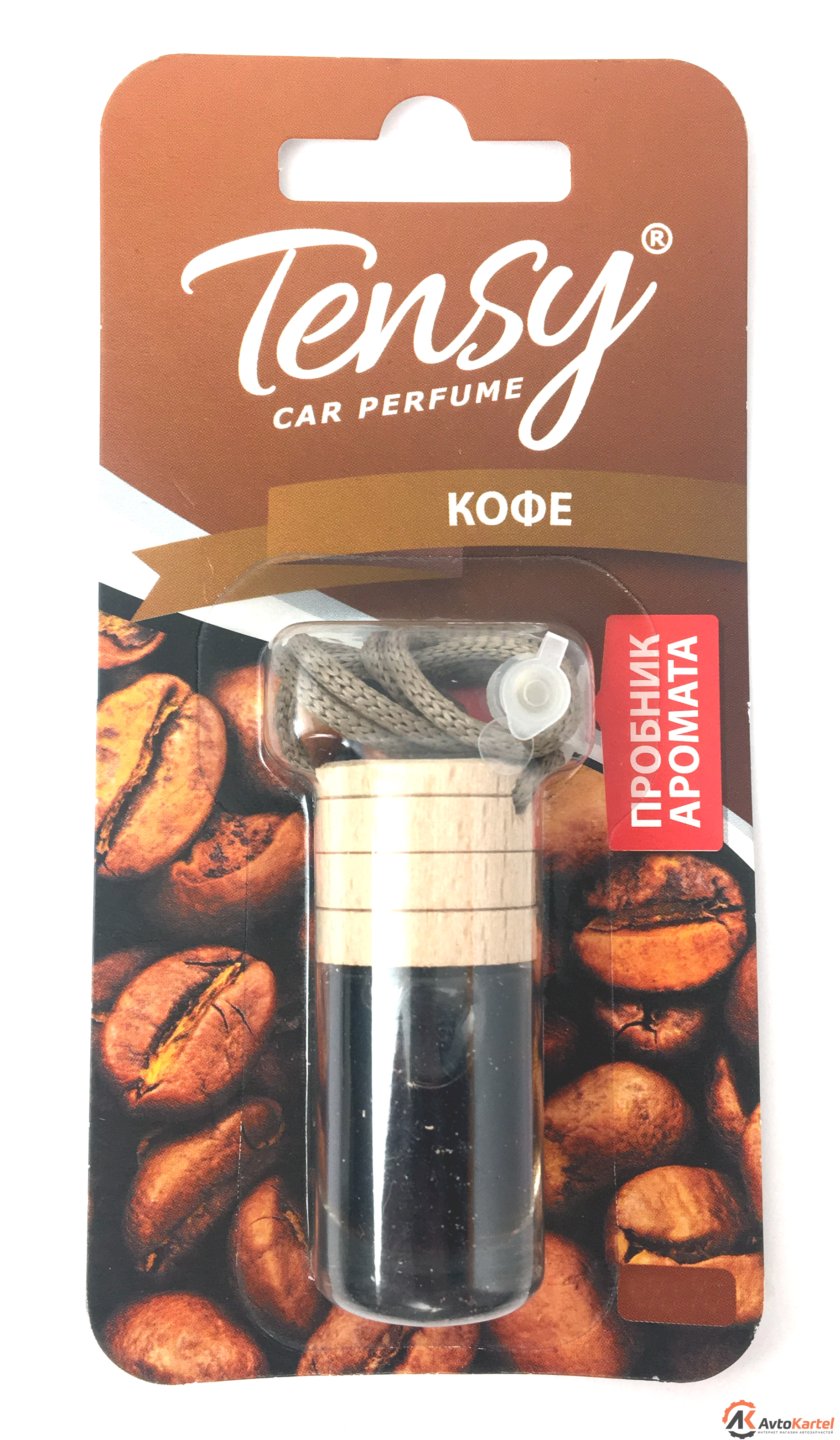 Ароматизатор TENSY Exclusive 'Кофе' бутылочка с деревянной крышкой 6мл