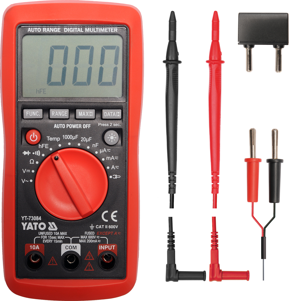 Мультиметр U пост 0-600V,U перем 0-600V, I пост,пе 084