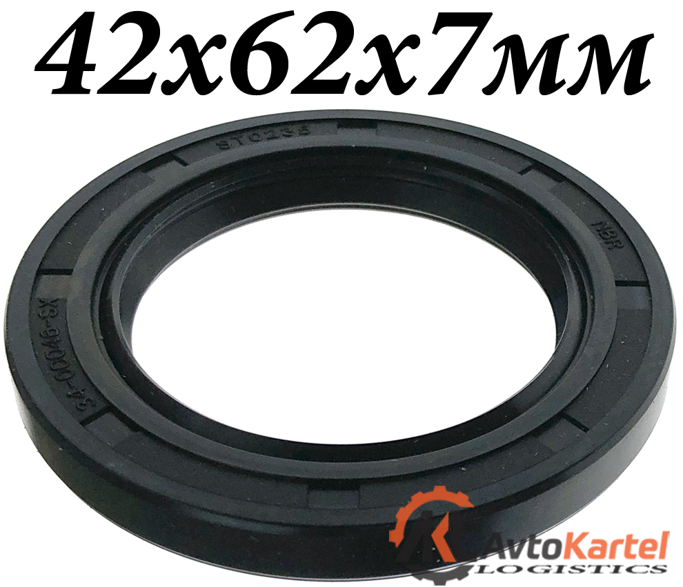 Сальник 42х62х7мм коленвала PEUGEOT 306, 309, 405, 605, Expert