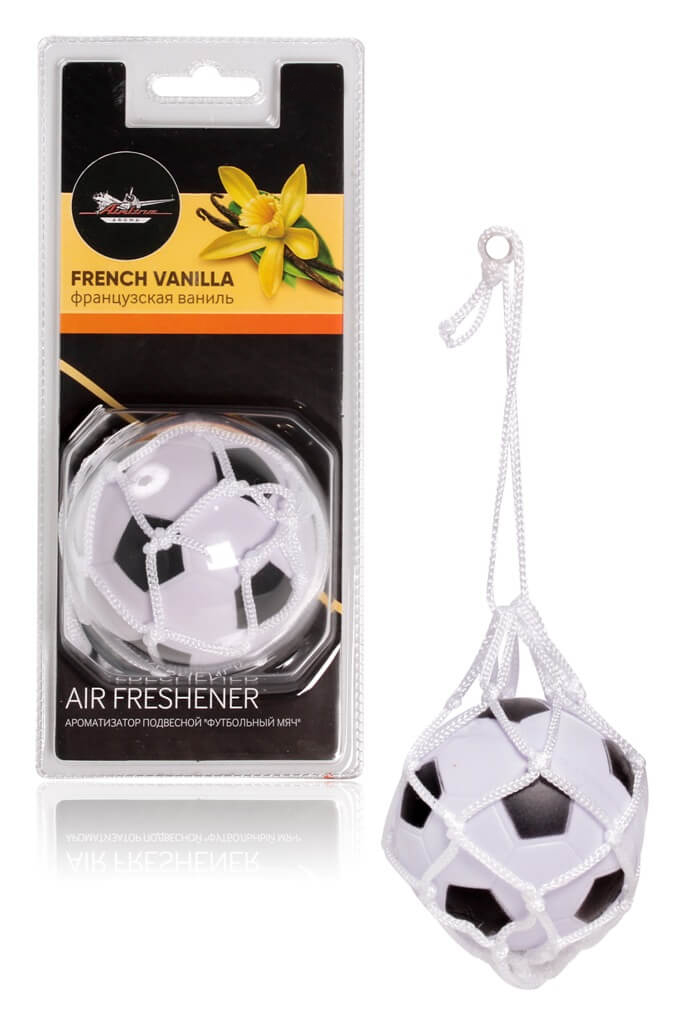 Ароматизатор подвесной Футбольный мяч ваниль  2VA