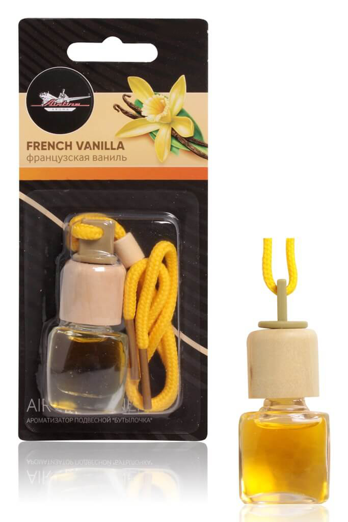 Ароматизатор подвесной Бутылочка французская ванил 076