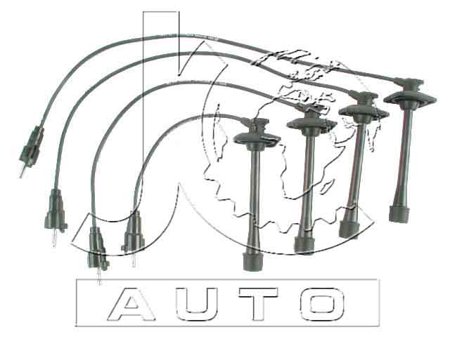 Провода высоковольтные TOYOTA AVENSIS 2.0I 16V 98- 004