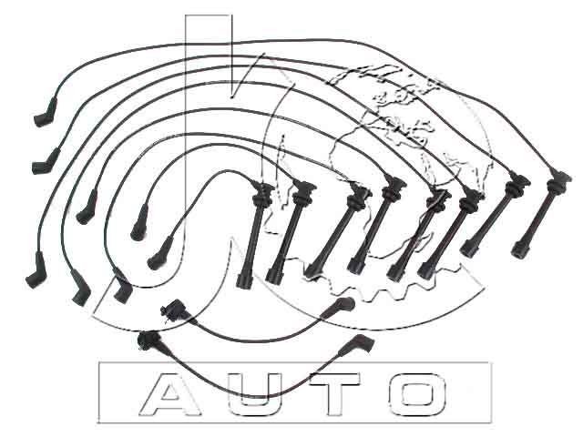 Провода высоковольтные TOYOTA LEXUS LS400 4.0I 32V 037