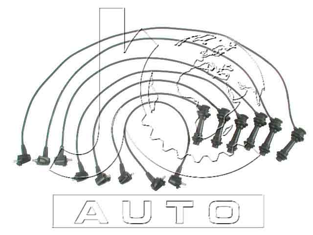 Провода высоковольтные TOYOTA LEXUS GS300 3.0I 24V 040