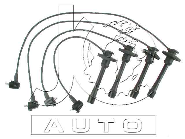 Провода высоковольтные TOYOTA 1.6I 16V (4AFE) CARI 045