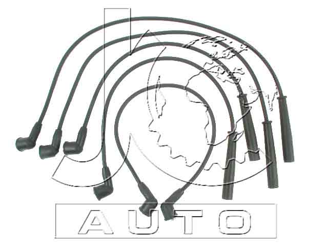 Провода высоковольтные MAZDA 323 BG 1.3I,1.6I16V O 005