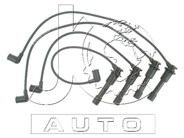 Провода высоковольтные MAZDA MX-3 1.6I 16V 93- 008