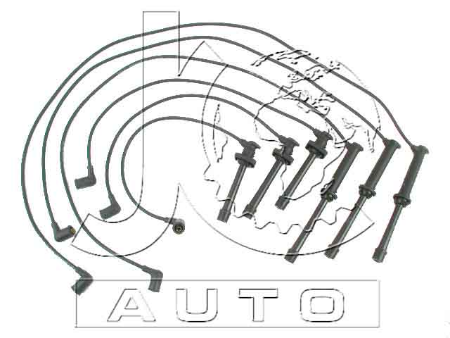 Провода высоковольтные MAZDA 626 GE 2.5I 24V (KL)  013