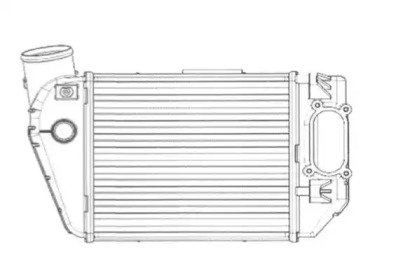 Радиатор интеркулера AUDI A4 1.8T 02- 766
