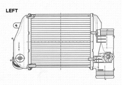 Радиатор интеркулера AUDI A6 04- 767